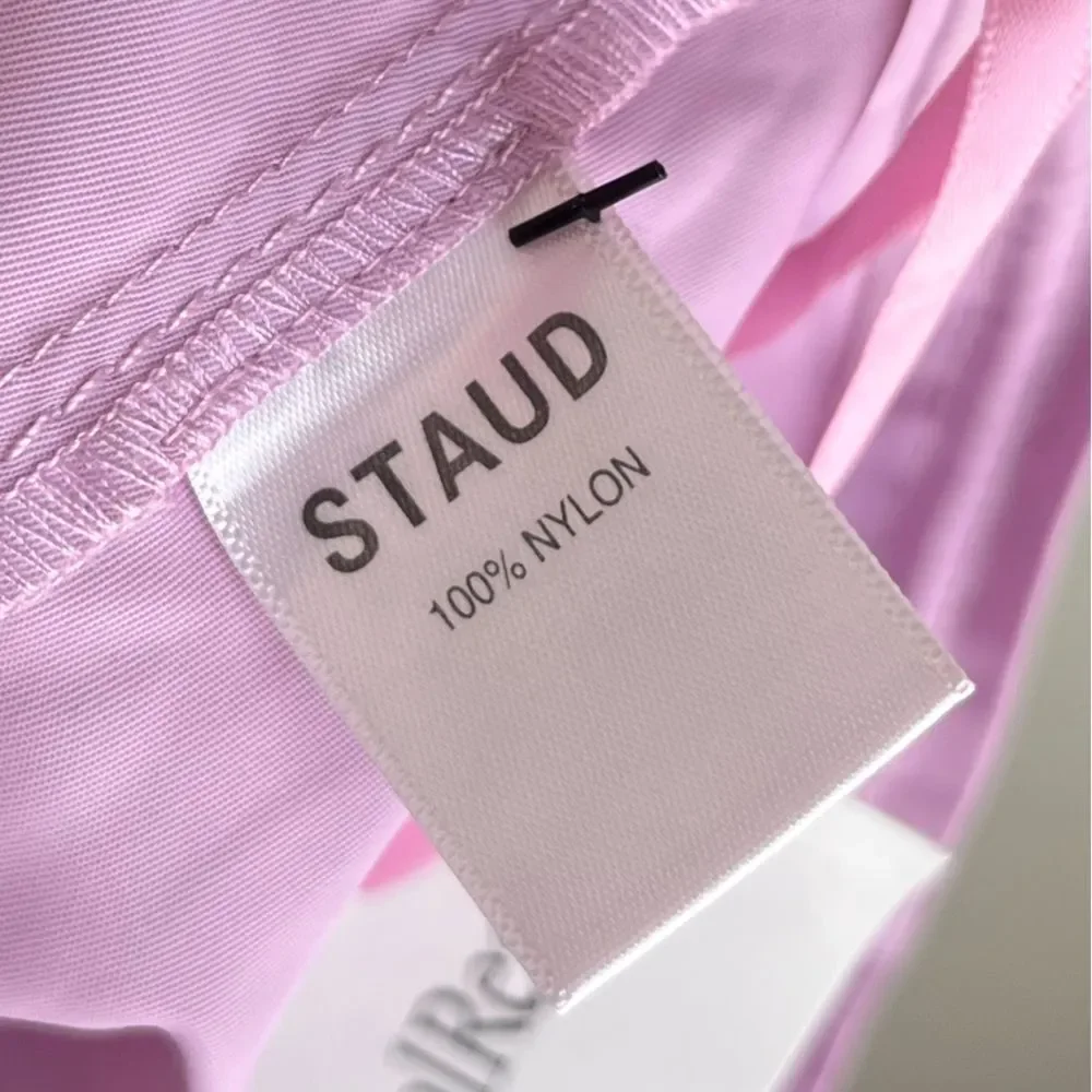 Staud Coconut Nylon Shorts Pull Cord Waist Lavender Purple Size XS